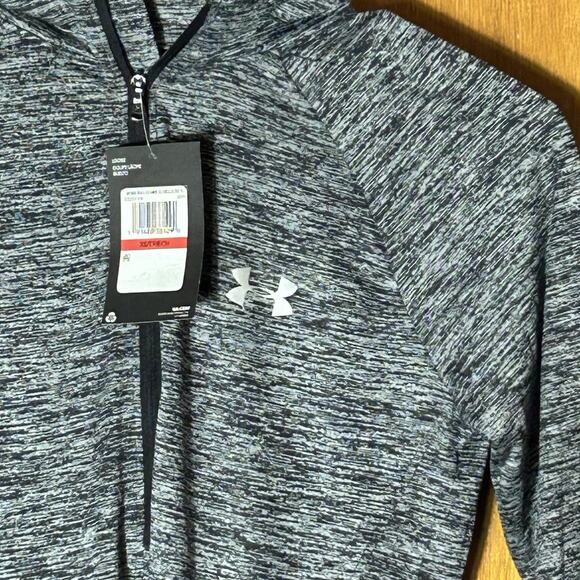 UNDER ARMOUR Women ½ Zip Top UA Tech Twist BLACK/GREY XS NEW - Picture 3 of 9